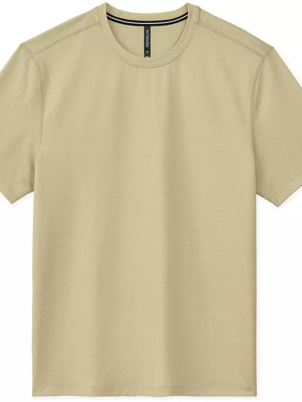 Ten Thousand Men's Interval Short Sleeve T-Shirt Size XL Resin Beige NWT